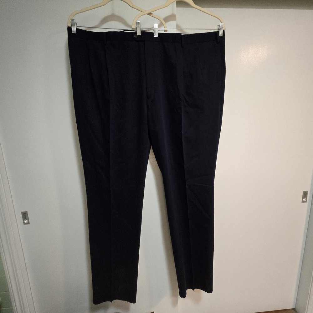 NEW JOS A.‎ Bank 1905 Men's Size 54 Navy Blue 100% Unhemmed Trouser Pants 54x39